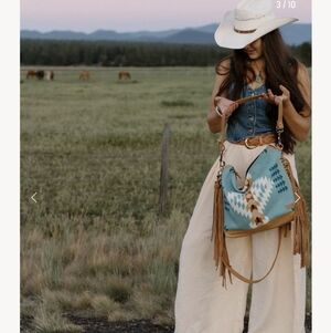 Mercy Grey Design Co XL Slouchy Bag With Fringe